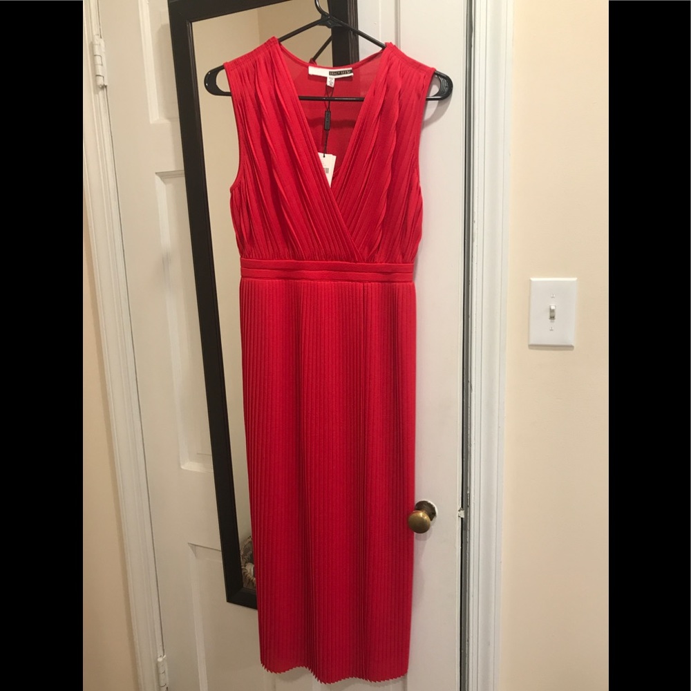 Anthropologie Tracy Reese Pleated Midi Dress